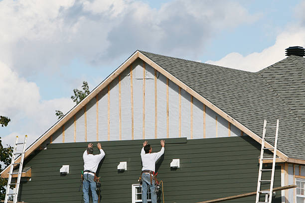 Professional Siding technician working in Intercourse, PA
